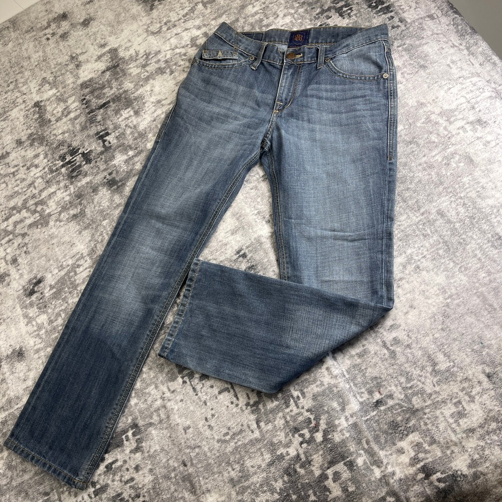 Rock & Republic Men 32x32 Regular Fit Blue Jeans Y2K Western Heritage